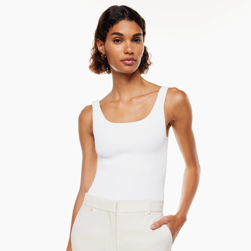 Aritzia babaton white blouse